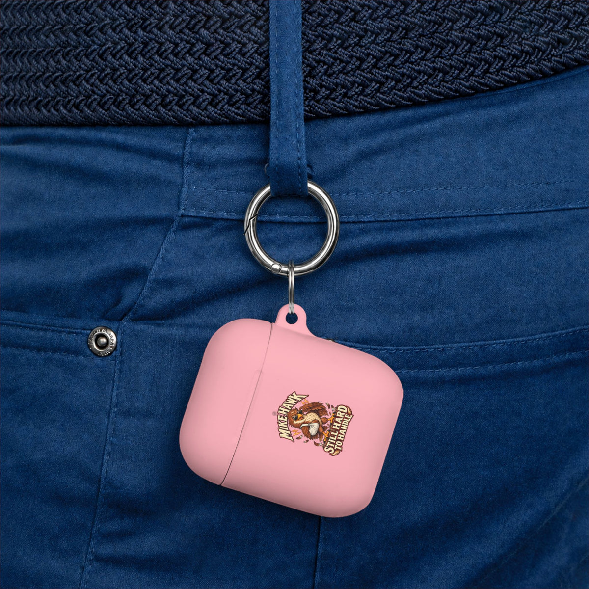 Minehawk Still Hard to Handle AirPods Case Cover with Keychain