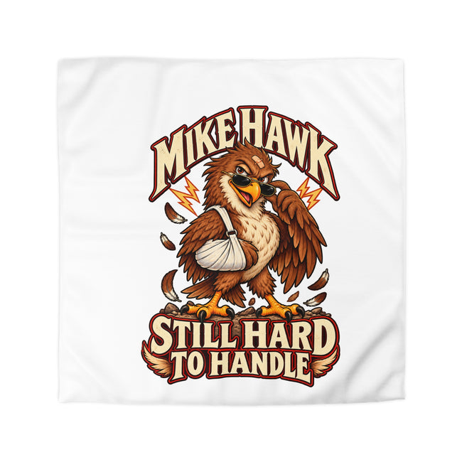 Mike Hawk Still Hard to Handle Eagle Microfiber Duvet Cover