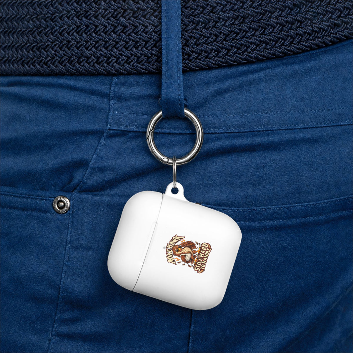 Minehawk Still Hard to Handle AirPods Case Cover with Keychain