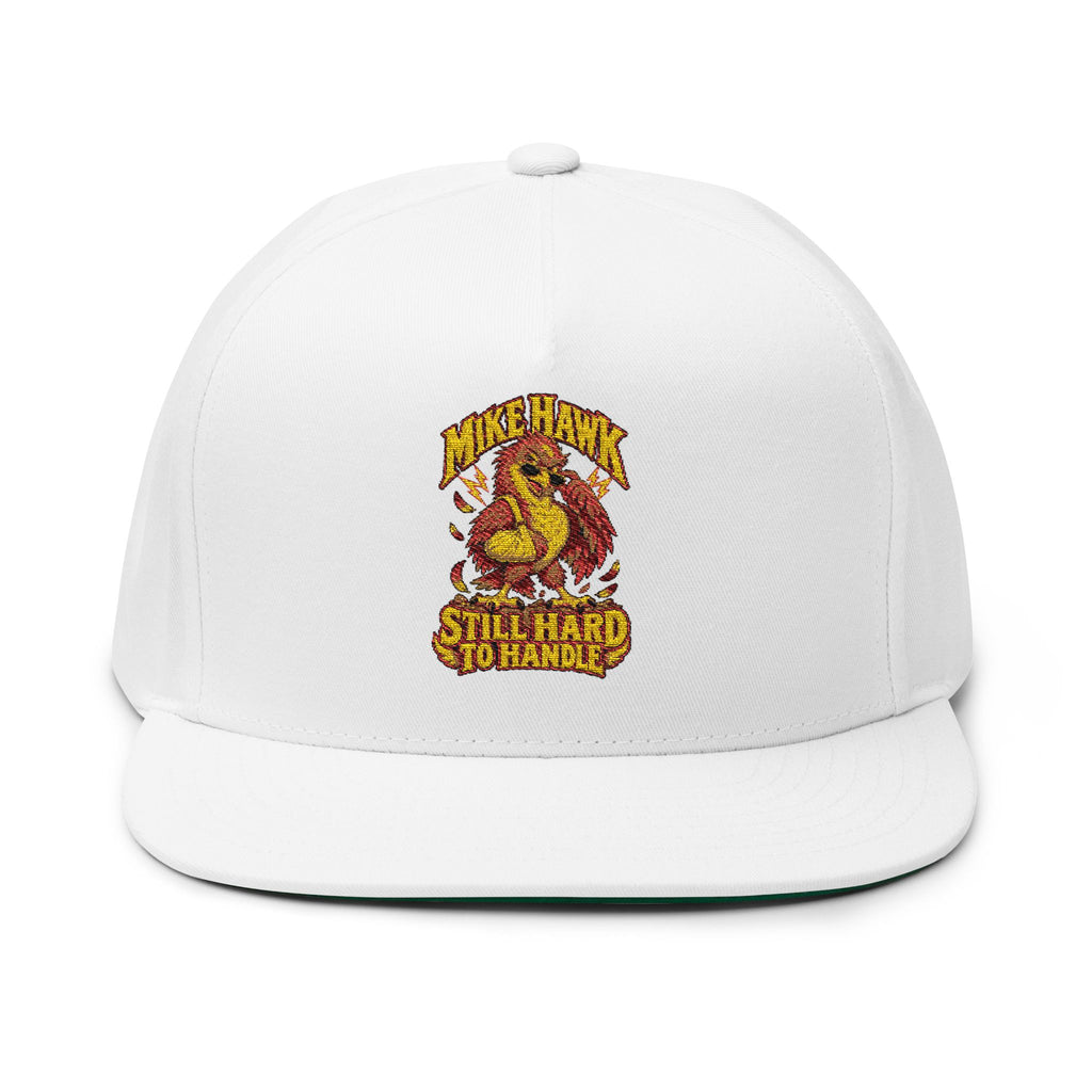 Biker Hawk Still Hard to Handle Flat Bill Cap