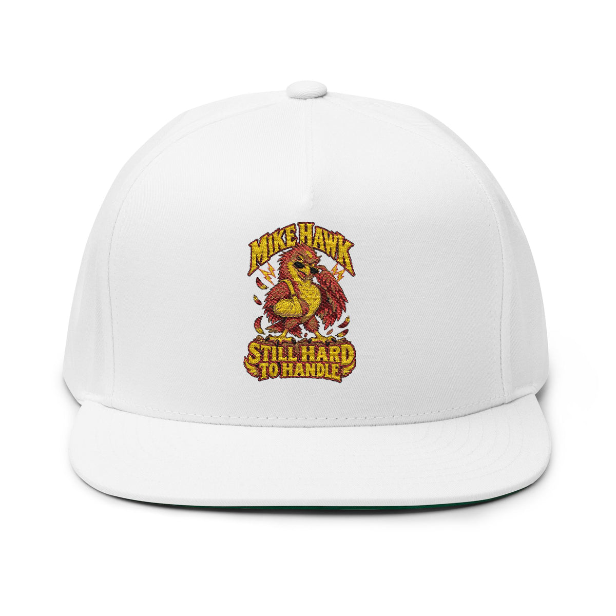 Biker Hawk Still Hard to Handle Flat Bill Cap