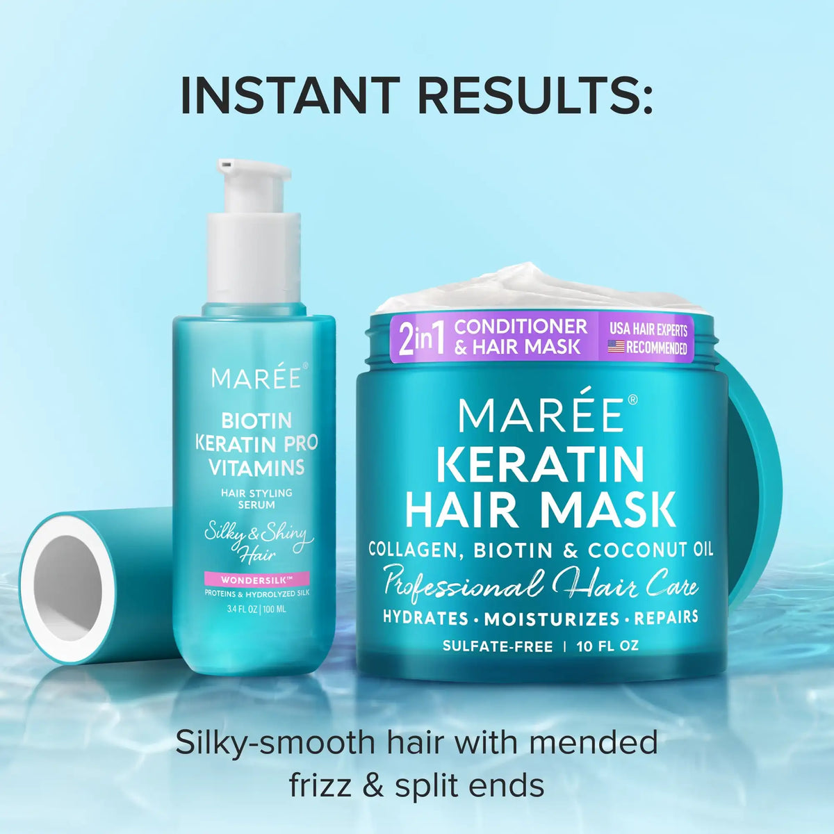 MAREE Keratin Hair Mask for Dry & Damaged Hair