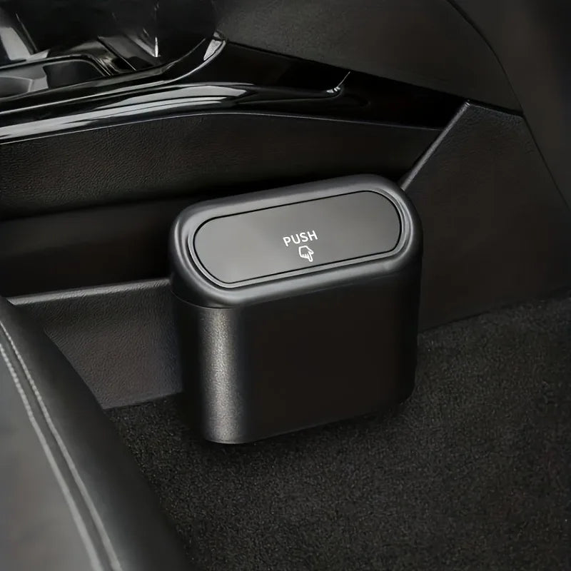 1 Piece Car Mini Trash Can Car Storage Box - Sorting Box Car Essential Accessories Christmas Gift