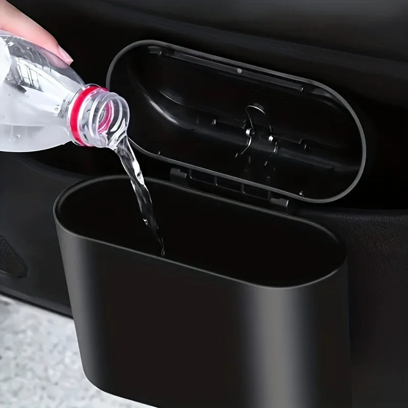 1 Piece Car Mini Trash Can Car Storage Box - Sorting Box Car Essential Accessories Christmas Gift