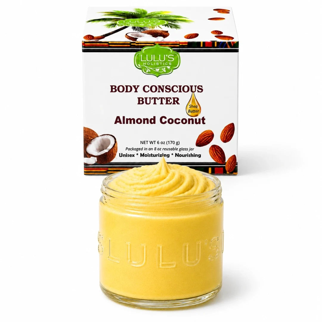 Lulu's Holistics Cedarwood & Coconut Whipped Body Butter – Deep Moisture for Dry Skin