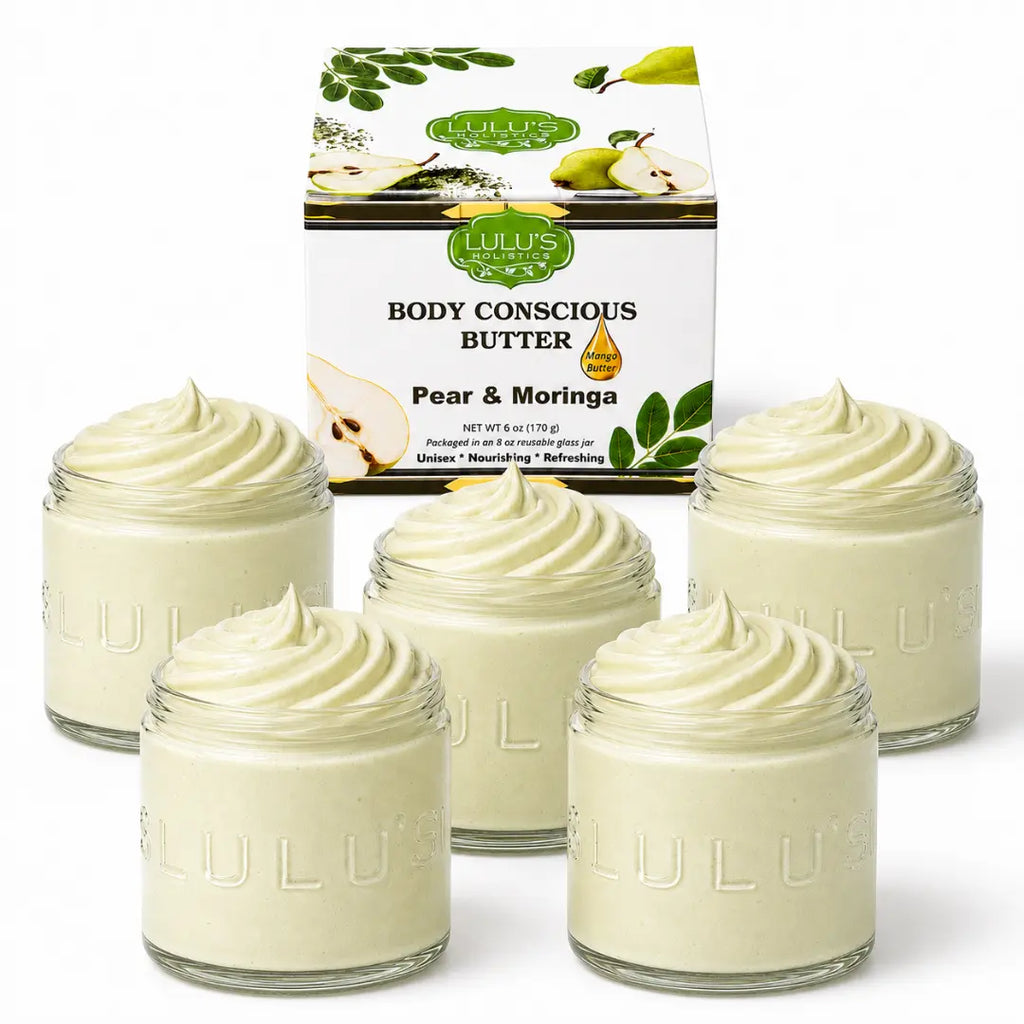 Lulu's Holistics Cedarwood & Coconut Whipped Body Butter – Deep Moisture for Dry Skin