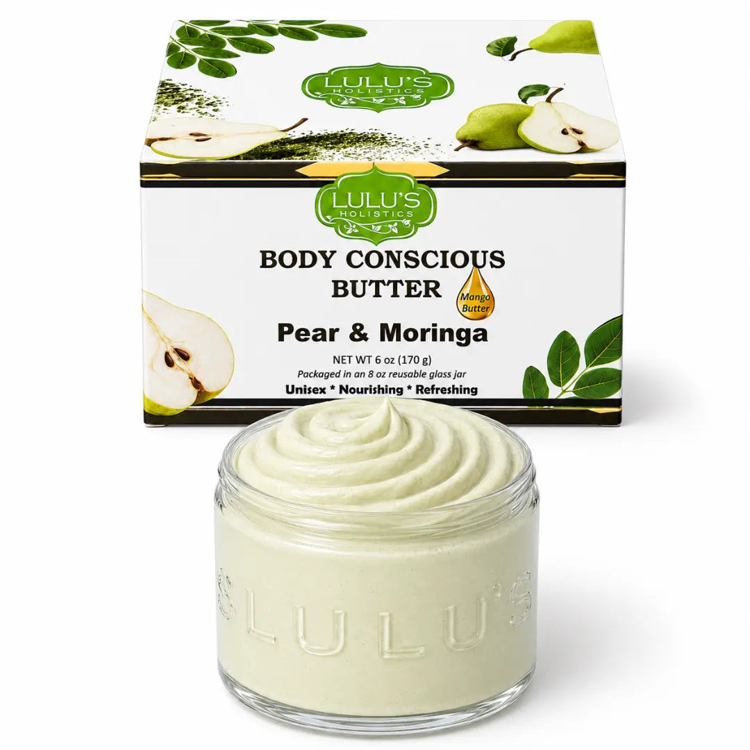 Lulu's Holistics Cedarwood & Coconut Whipped Body Butter – Deep Moisture for Dry Skin