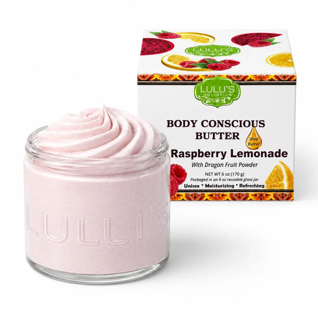 Lulu's Holistics Cedarwood & Coconut Whipped Body Butter – Deep Moisture for Dry Skin