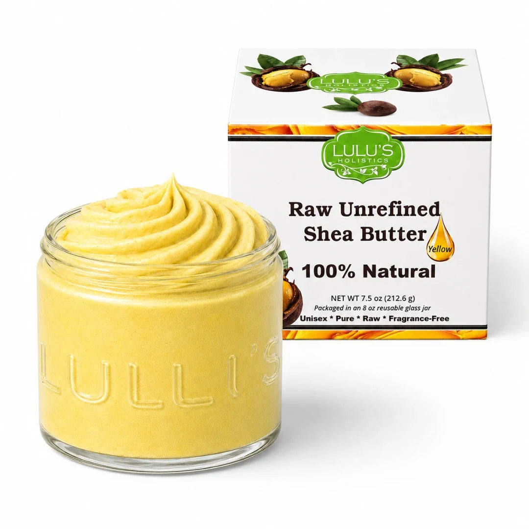 Lulu's Holistics Cedarwood & Coconut Whipped Body Butter – Deep Moisture for Dry Skin