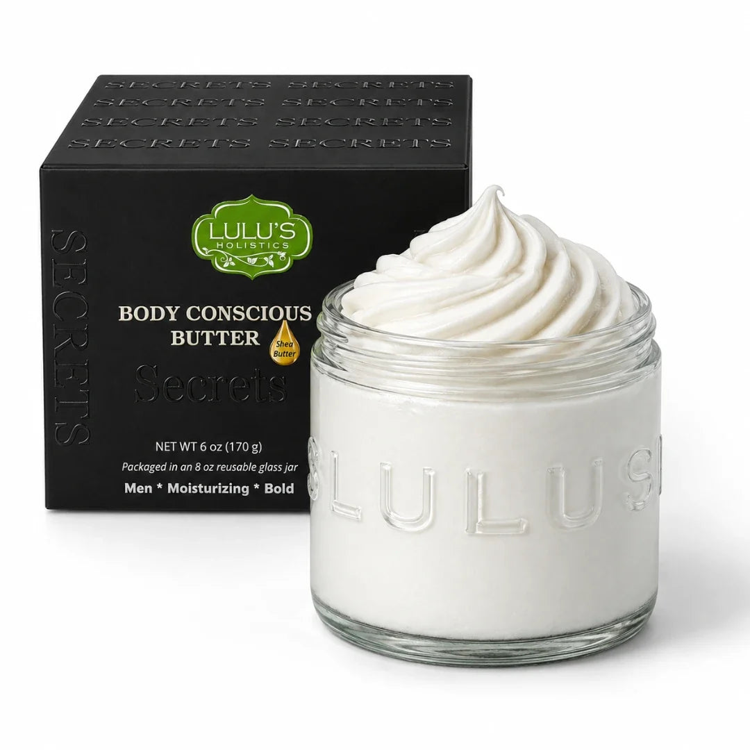 Lulu's Holistics Cedarwood & Coconut Whipped Body Butter – Deep Moisture for Dry Skin