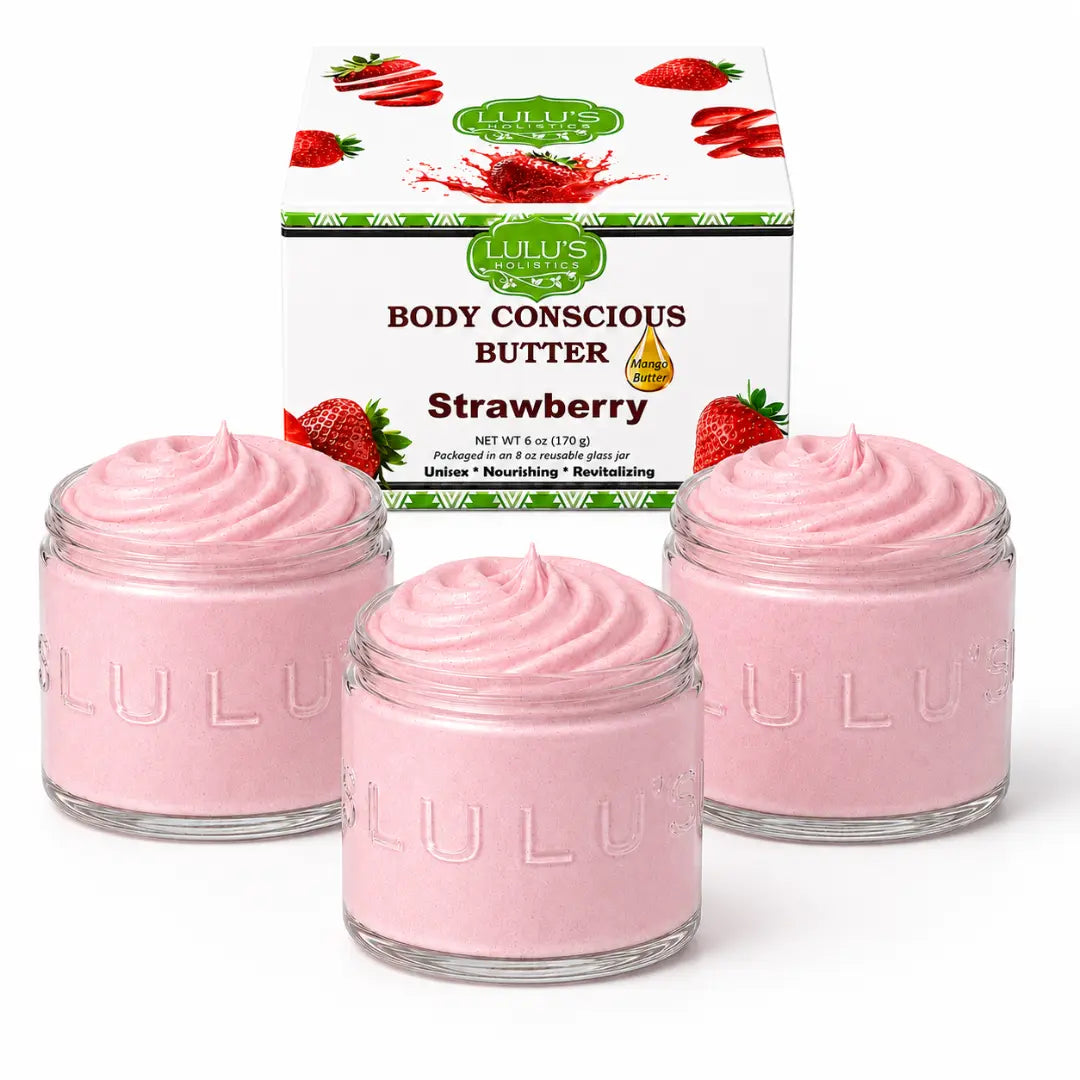 Lulu's Holistics Cedarwood & Coconut Whipped Body Butter – Deep Moisture for Dry Skin