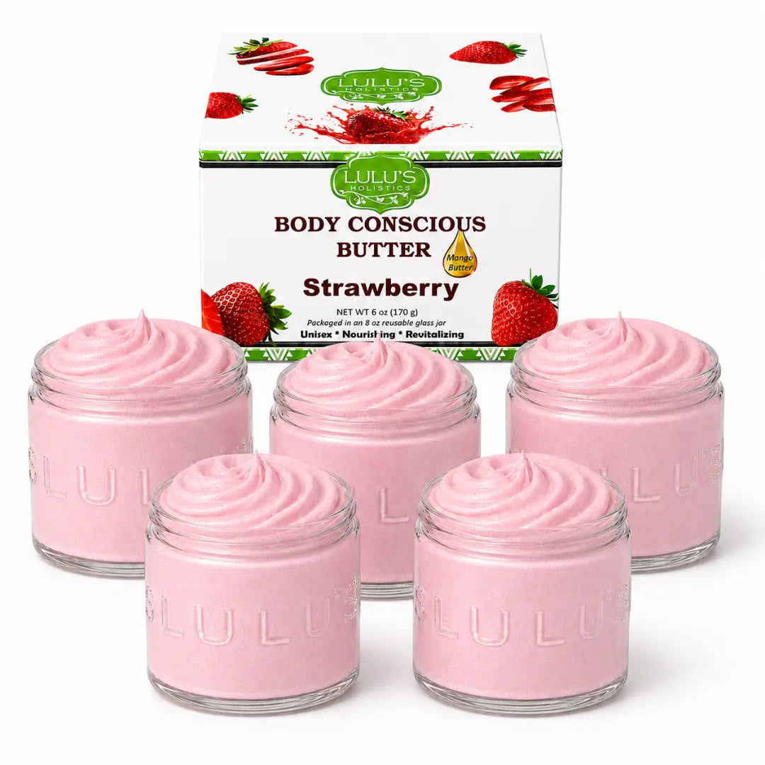 Lulu's Holistics Cedarwood & Coconut Whipped Body Butter – Deep Moisture for Dry Skin