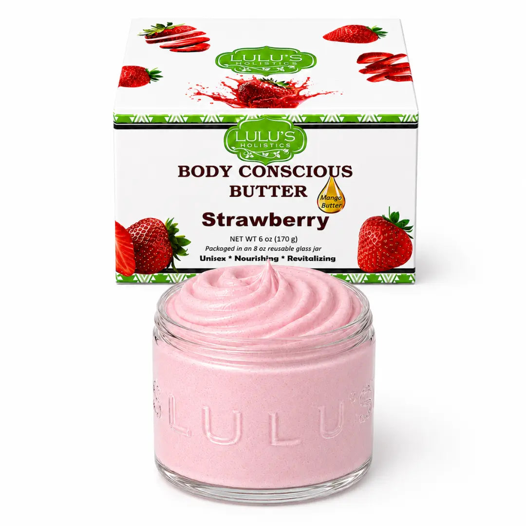 Lulu's Holistics Cedarwood & Coconut Whipped Body Butter – Deep Moisture for Dry Skin